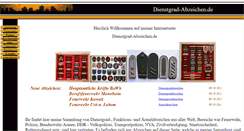 Desktop Screenshot of dienstgrad-abzeichen.de